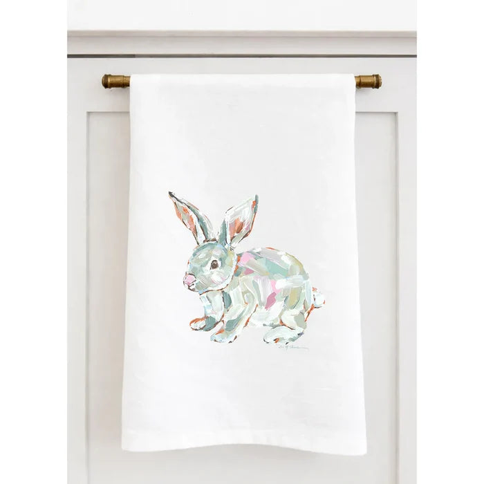 "Bunny Love" tea towel
