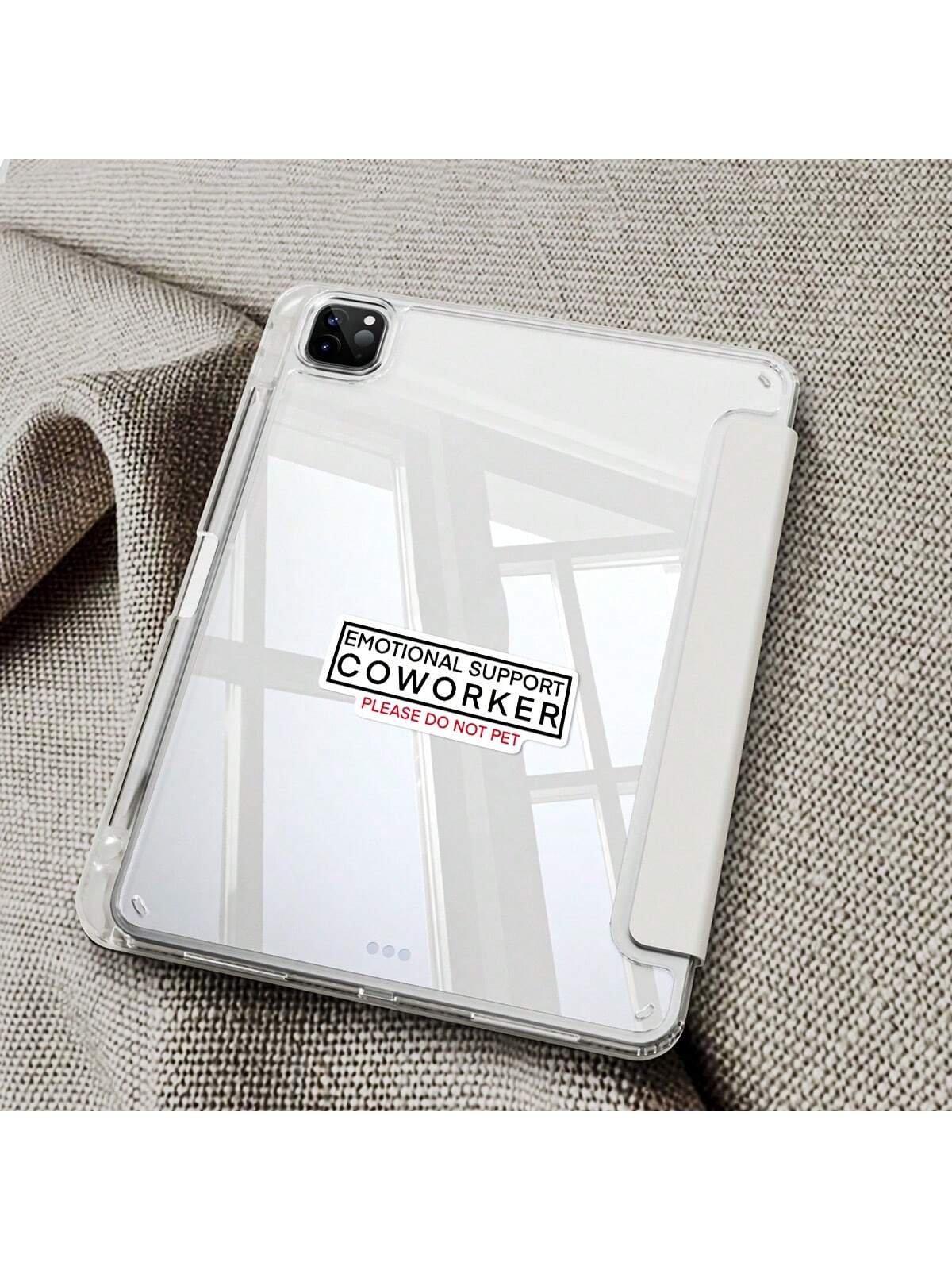 1/2/5pcs EmotionalSupport Coworker Sticker| Fun And Quirky Vinyl Decal For Planners, Journals, And Laptops| Cute And Mindful Design For Meditation, Wellness Enthusiasts, And Book Lovers|, Artsy, P