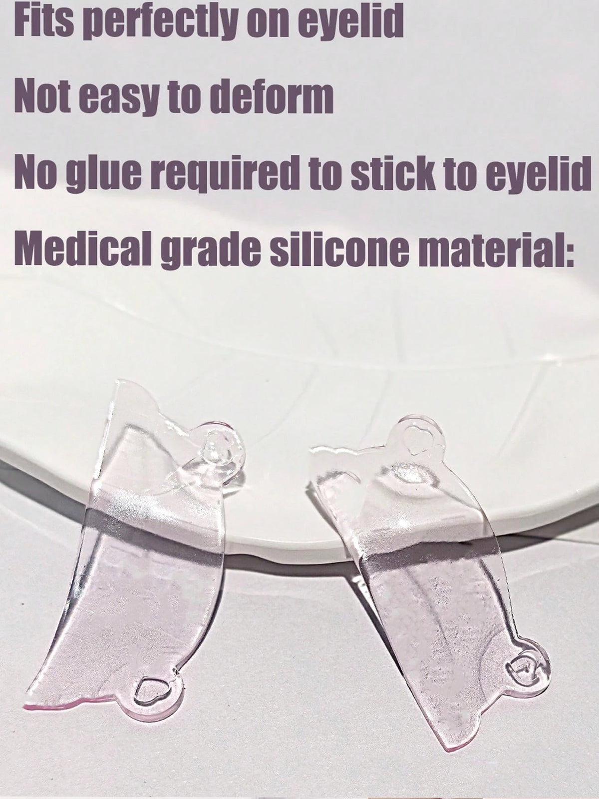1 Pair Reusable Eyelash Softening Pads, Eyelash Lift And Protection Shield, Suitable For Eyelash And Eyebrow Perming/Dyeing, Self-Adhesive 3D Eyelash Curler Accessory, Makeup Tool