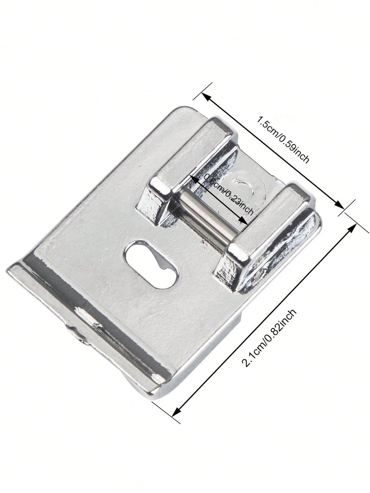 1 Pc, Home Multifunctional Sewing Machine With Leather Sliding Material Presser Foot Plastic Steel Non-Stick Presser Foot, Household Sewing Machine Sewing Accessories, Sewing Machine Accessories, DIY