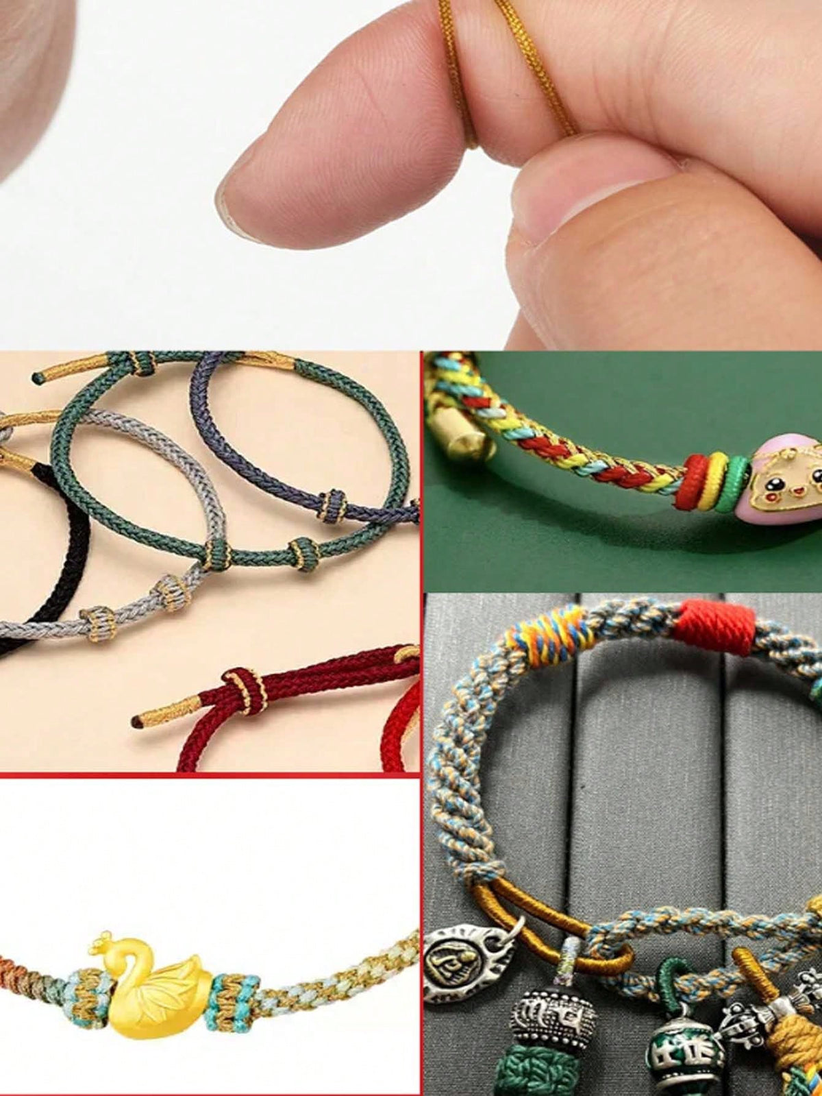 1 Roll 0.8mm Multi-Color Cord, 45m/1771in Per Roll, Knotting Cord For DIY Bracelets, Lace Crafts, Braided Rope, Tassels And Beaded Jewelry Making, Bracelet Braiding Rope, Necklace Braiding Rope, Nylon