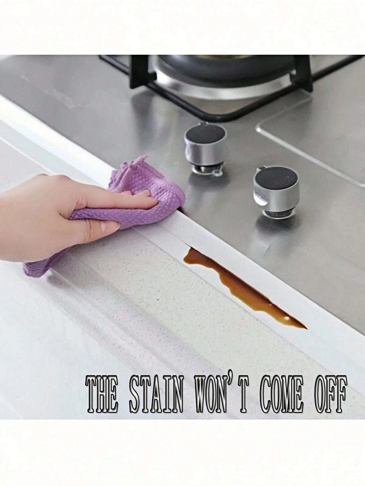 1 Roll PVC Waterproof Sealing Strip, Self-Adhesive Anti-Crack Caulk For Sink, Stove, Floor Corners, Bathroom, Toilet And Bathtub, Mold And Moisture Proof, Offers Neat Sealing Effect