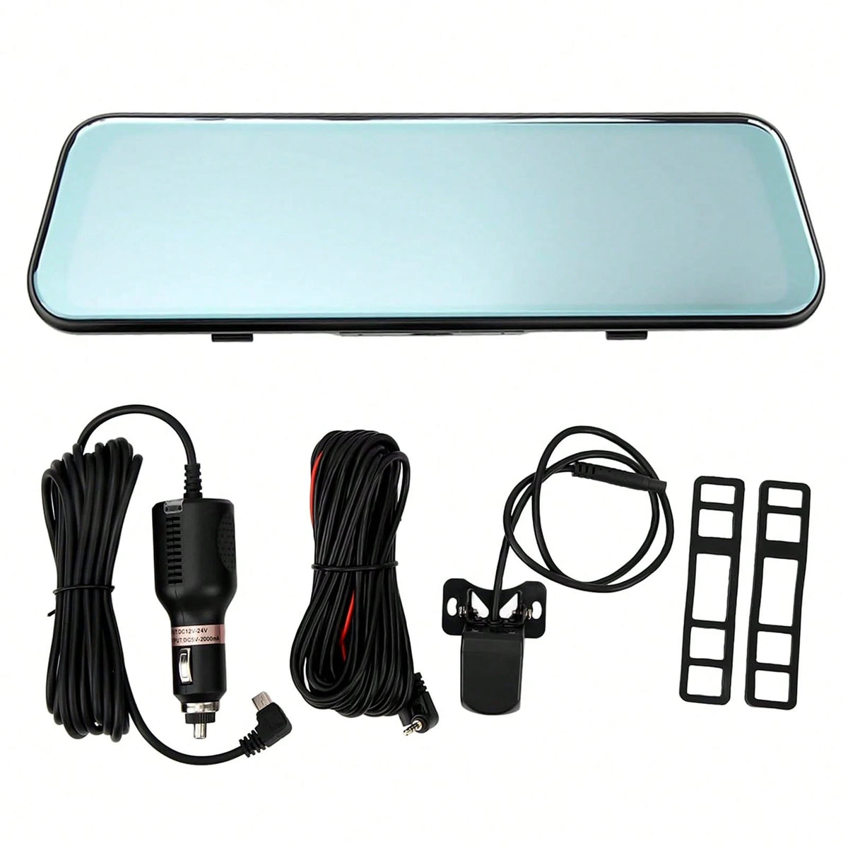 10 Inch IPS Touch Mirror Dash Cam Dual 1080P Front Rear 140° Wide Angle Waterproof Backup Cam G-Sensor Loop Recording Parking Guide Supports 64GB TF Card For All Vehicles Viral Driving Recorder Gift F