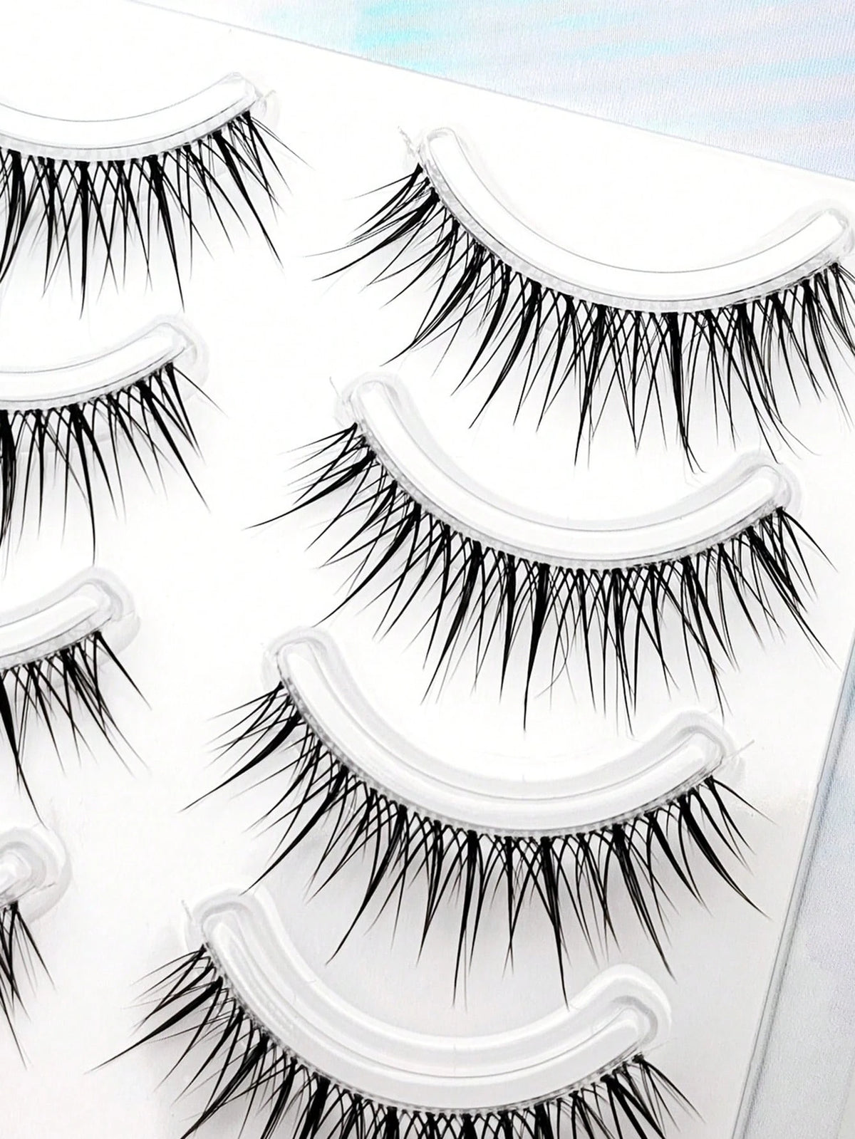 10pcs/Pack Lightweight Luxury Thai Style False Eyelashes, Natural Transparent Lash Strip, Super Realistic For Beginners Strip Lashes,Lashes,Eyelashes,Fake Lashes
