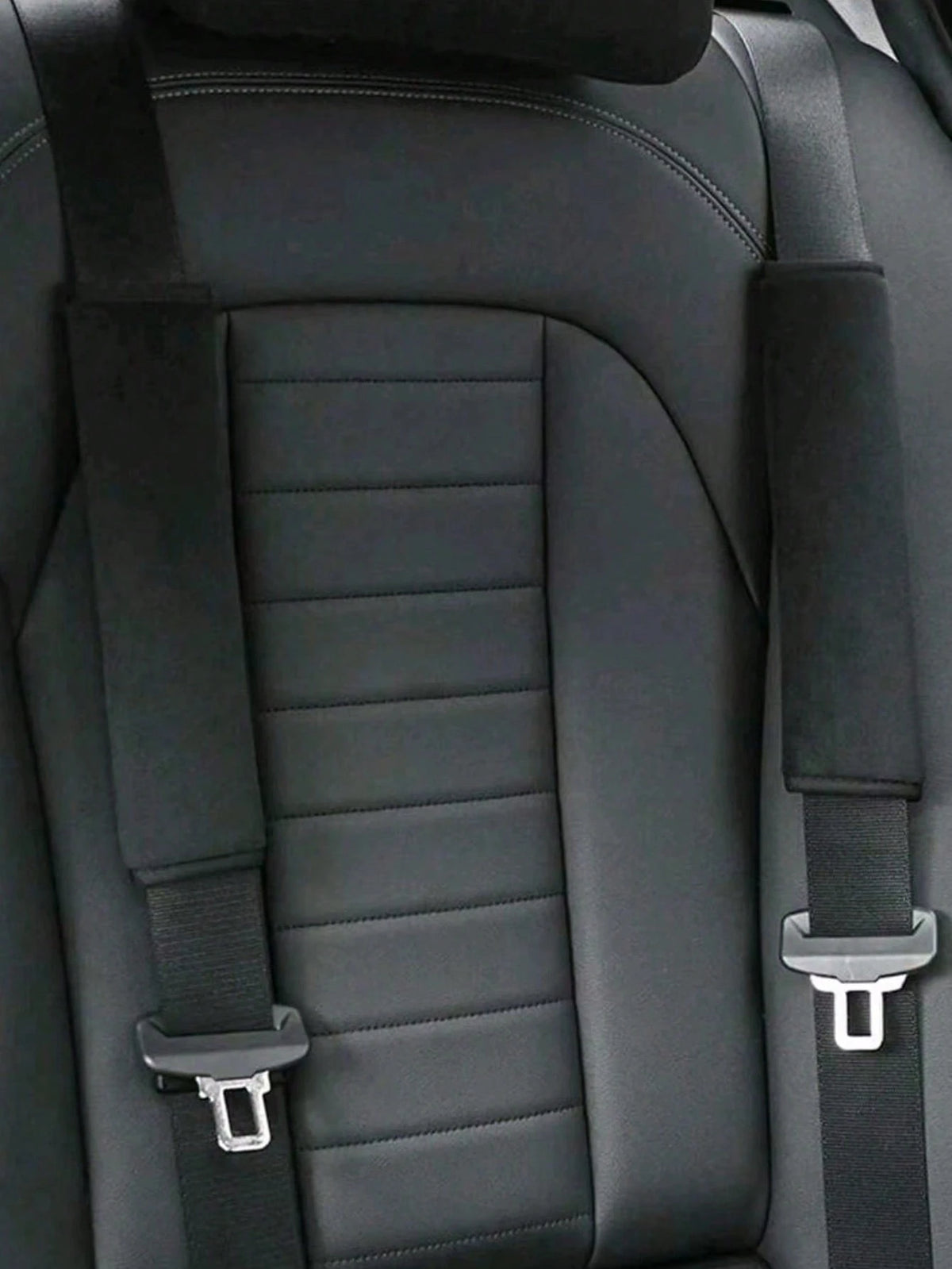 1pc/2pcs Car Plush Seat Belt Shoulder Cover Car Protective Belt Cover Pink Car Accessories General Creative Car Seat Belt Cushion Cover