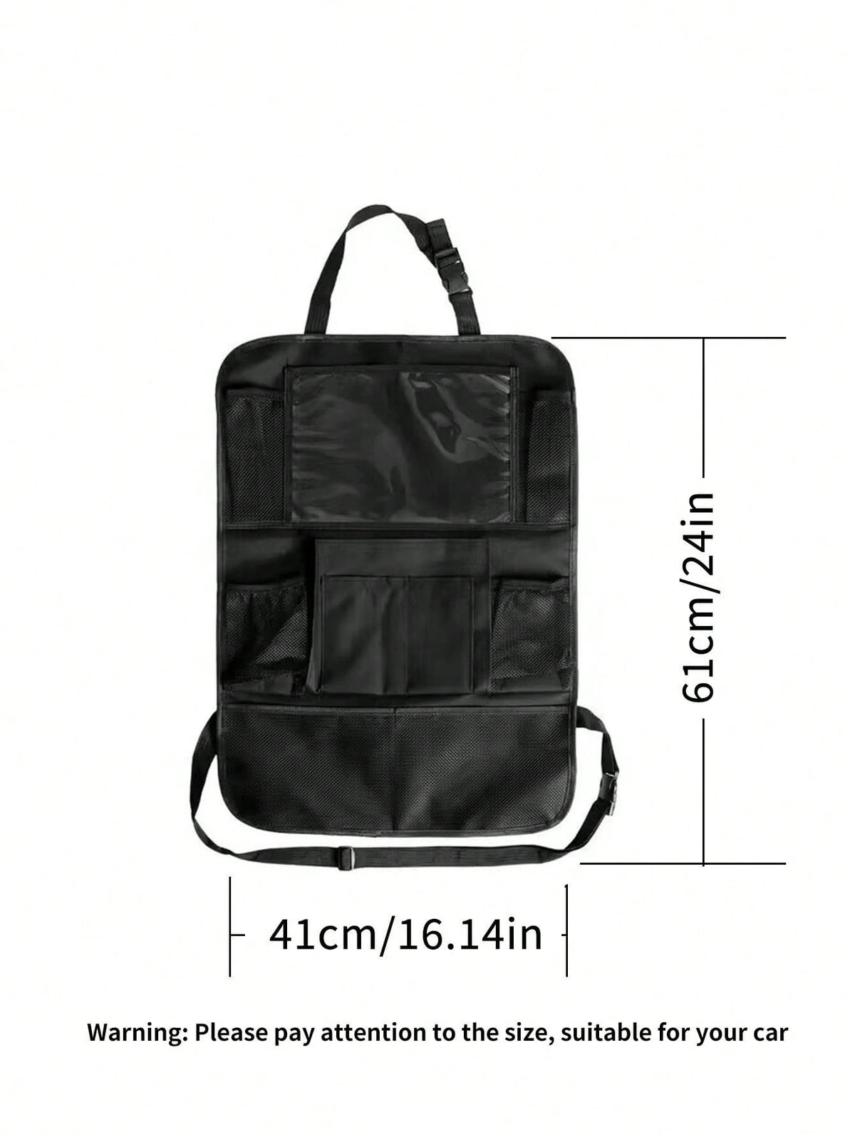 1pc Baby Car Real Seat Storage Bag, Toddler Boy And Girl Vehicle Seat Back Storage Bags, Baby Stuff,Camping Supplies,Travel Accessories,Baby Needs,Baby Essentials,Baby Toys And Foods Container,Mul