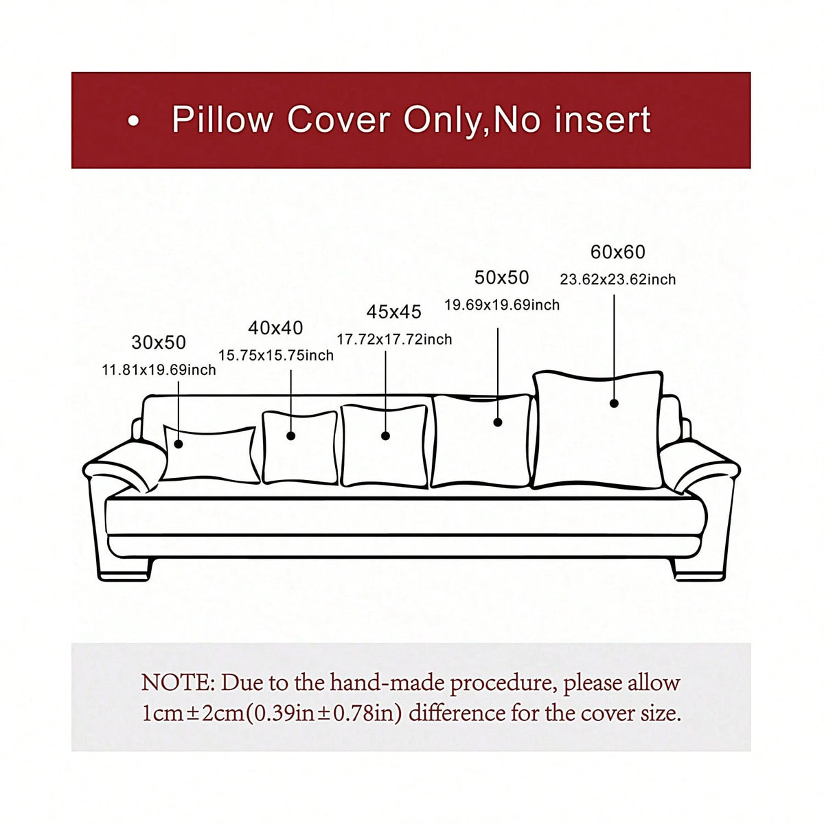 1pc Burgundy Pintuck Cushion Cover, Minimalist Chemical Fiber Decorative Throw Pillow Case Without Filler For Sofa