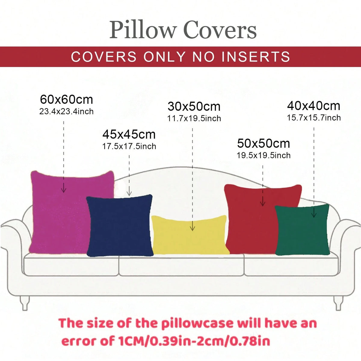 1pc Burgundy Pintuck Cushion Cover, Minimalist Chemical Fiber Decorative Throw Pillow Case Without Filler For Sofa