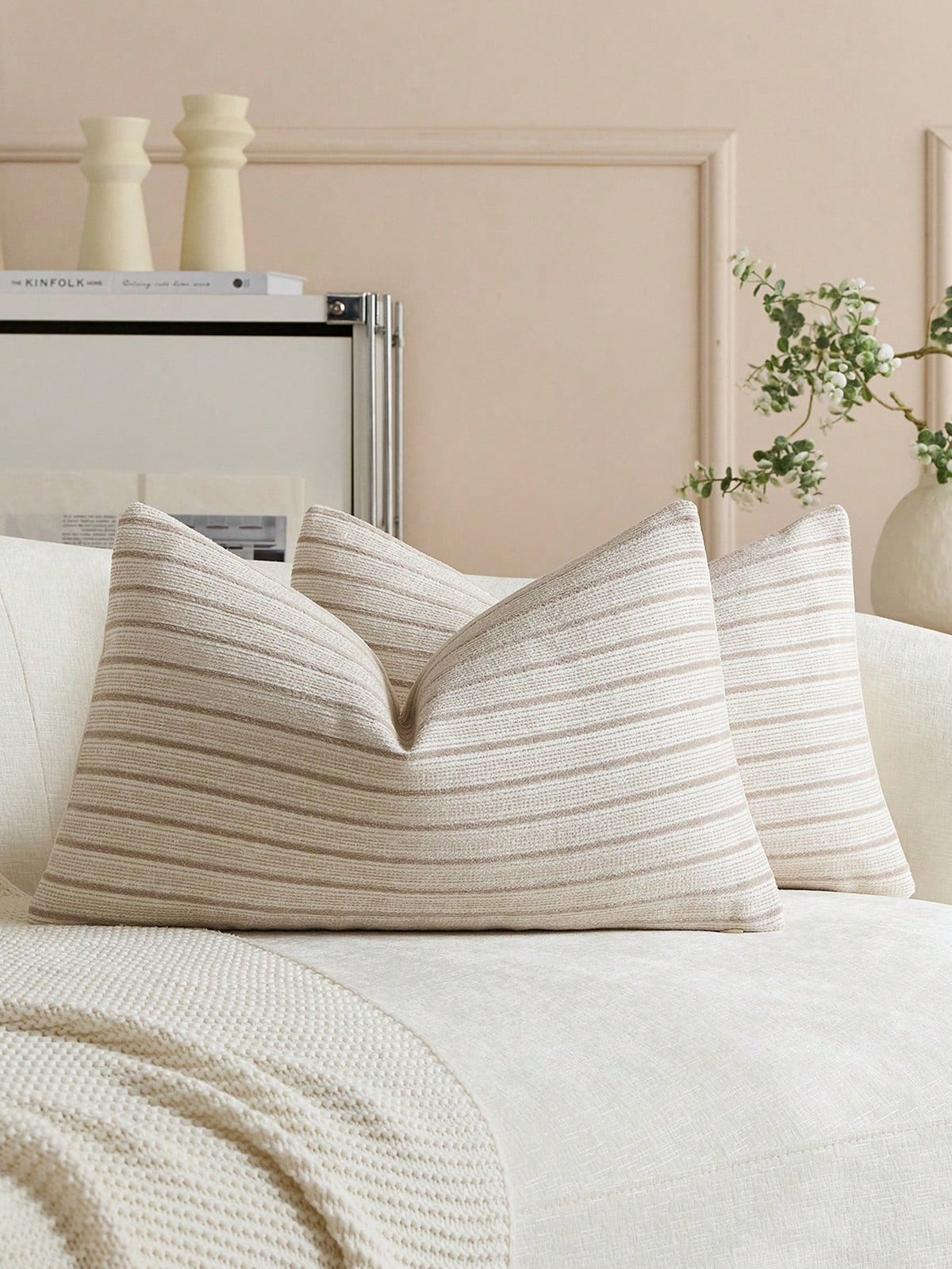 1pc Camel Diamond 3D Striped Throw Pillow Cover (Pillow Insert Not Included), Square Cushion Cover, Holiday Home Pillow Decor, Soft Comfortable Faux Linen Fabric, Modern Decor Sofa, Home Bedroom, Dorm