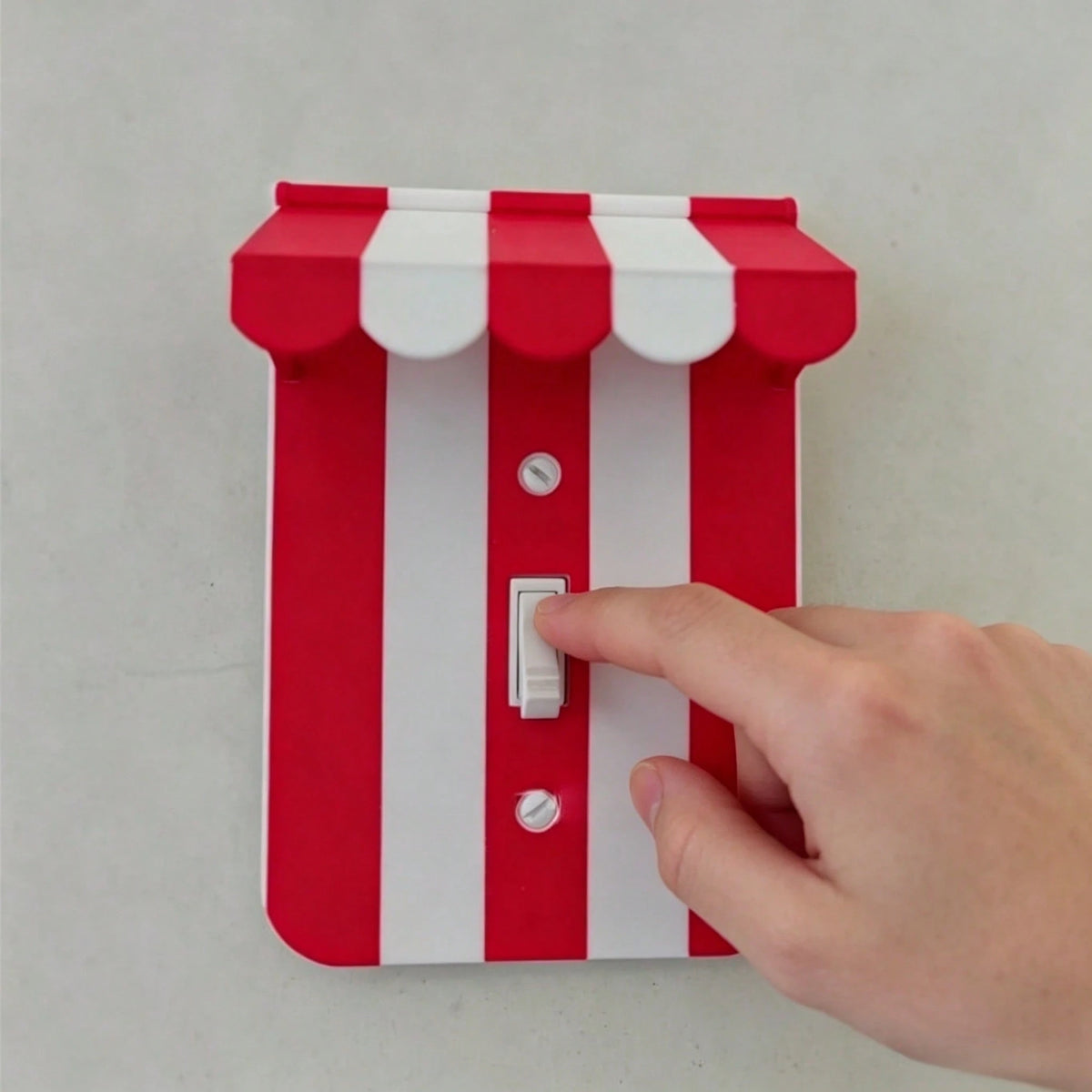 1pc Carnival American Style Wall Switch Decorative Cover Plate, Fun Light Switch- Creative 3D Switch Panel, Decorative Light Switch Cover- Unique Wall Art Decoration- Easy To Install, Wall Decorati
