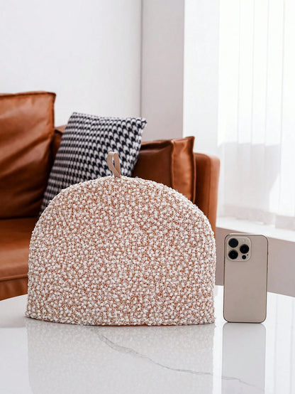 1pc Fleece Fabric Teapot Cozy, Keeps Teapot Warm