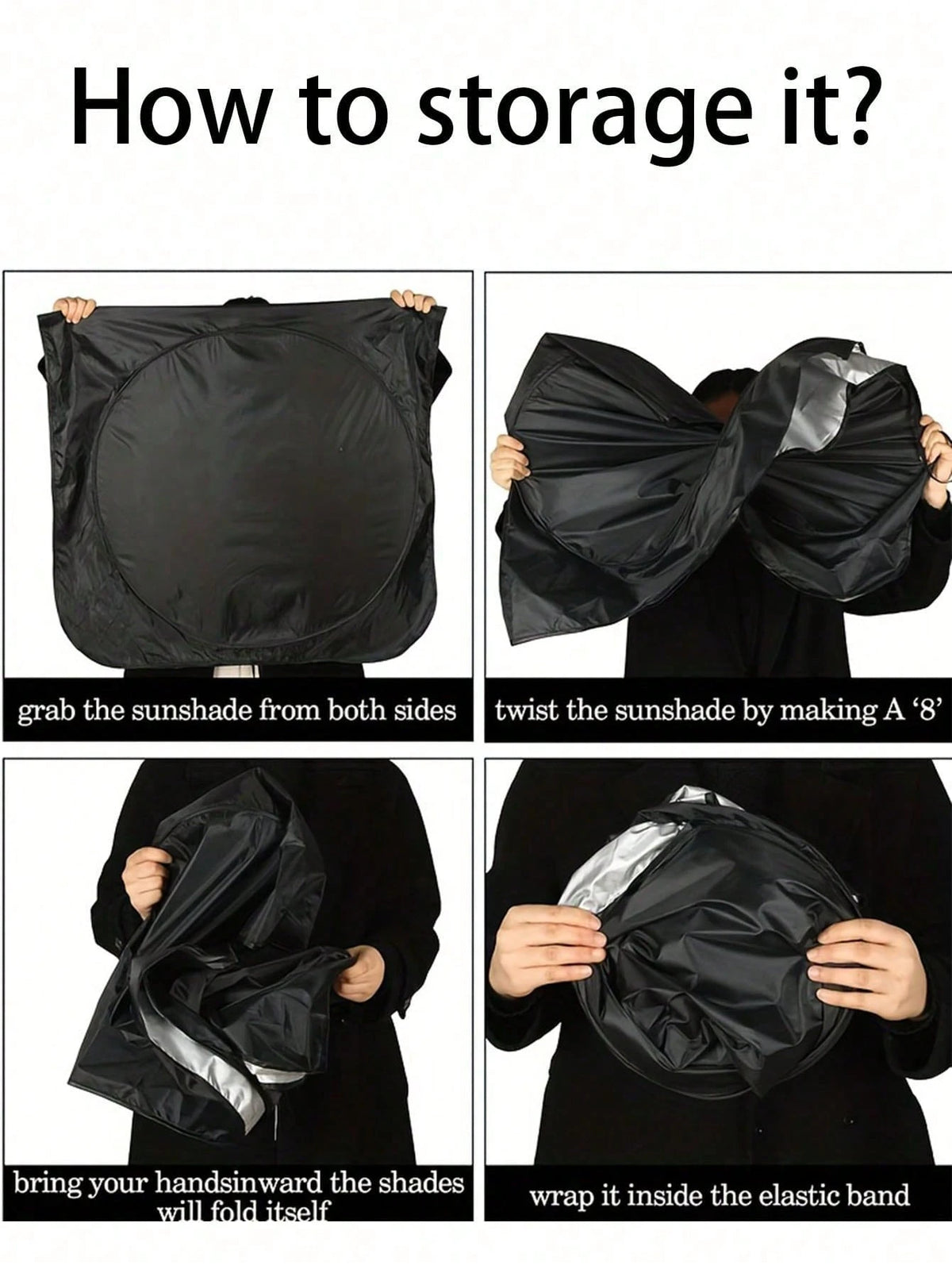 1pc Foldable Pink Sun Visor, Fits Car Windshield, Sun Shade UV Protection Universal Car Accessory
