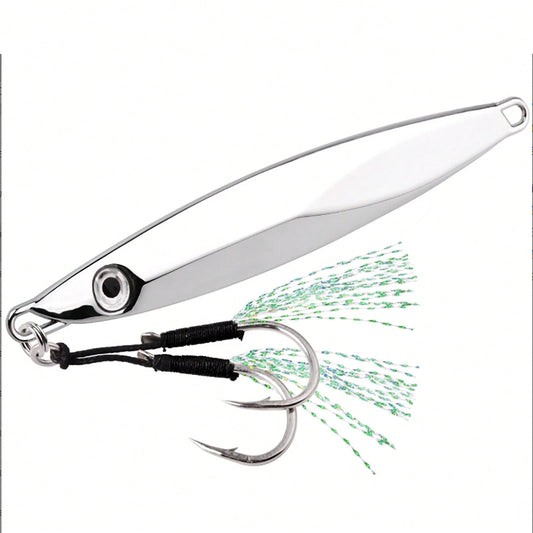 1pc Lure Long Casting Metal Jigging Lead Fish IMA Metal Jig For Dragging Hard Lure Perch Fish Fishing Bait Fishing Accessories Trout Zander Jigging Bait Saltwater Bait