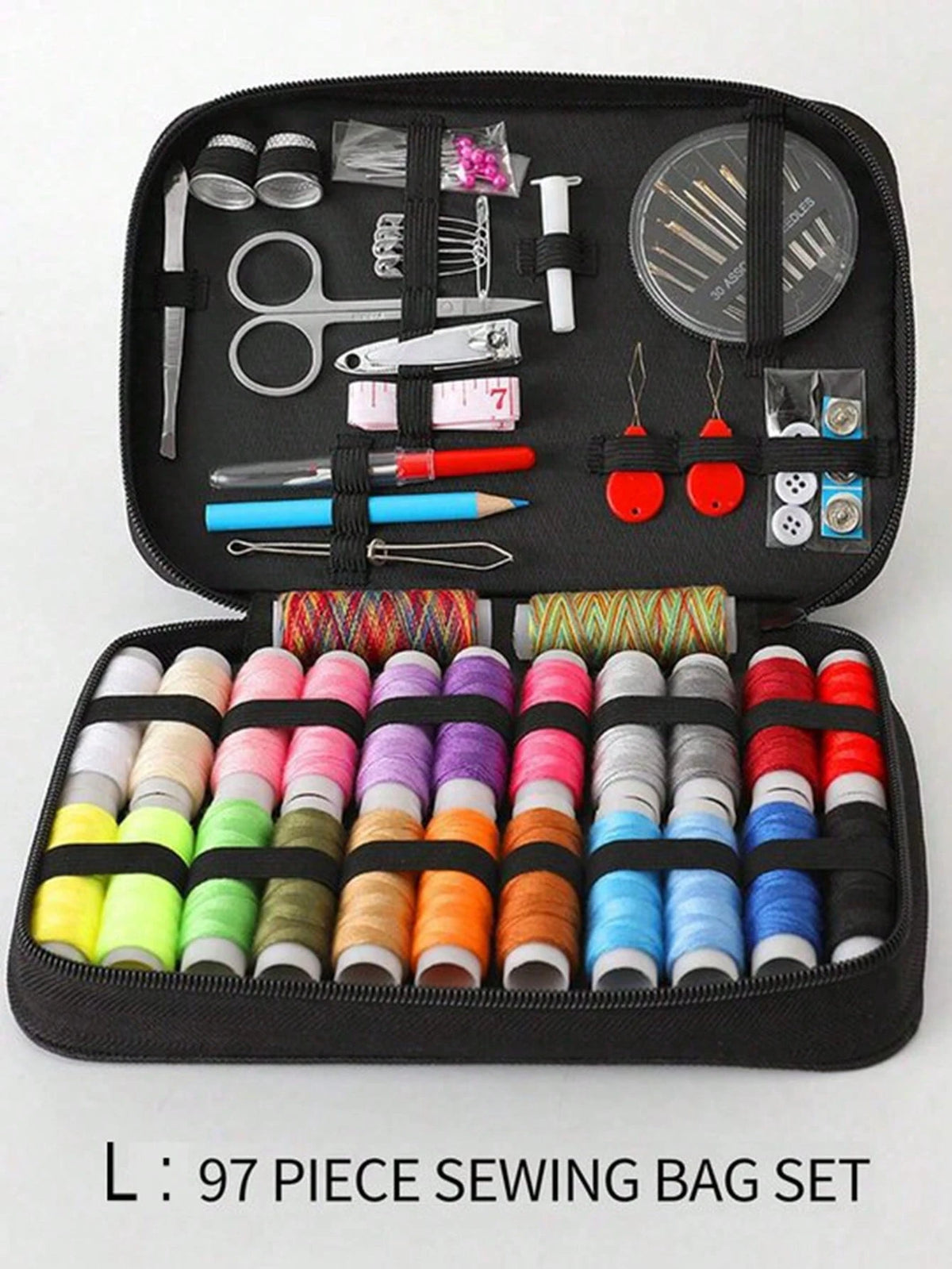 1pc Portable Sewing Kit Household Sewing Tools 10pcs/Set Thread Box Patching Needle Threader Hand Stitching Supplies Valentine DAY, Valentines Wedding, Birthday,,Sewing,Craft Supplies, Craft,Sewing