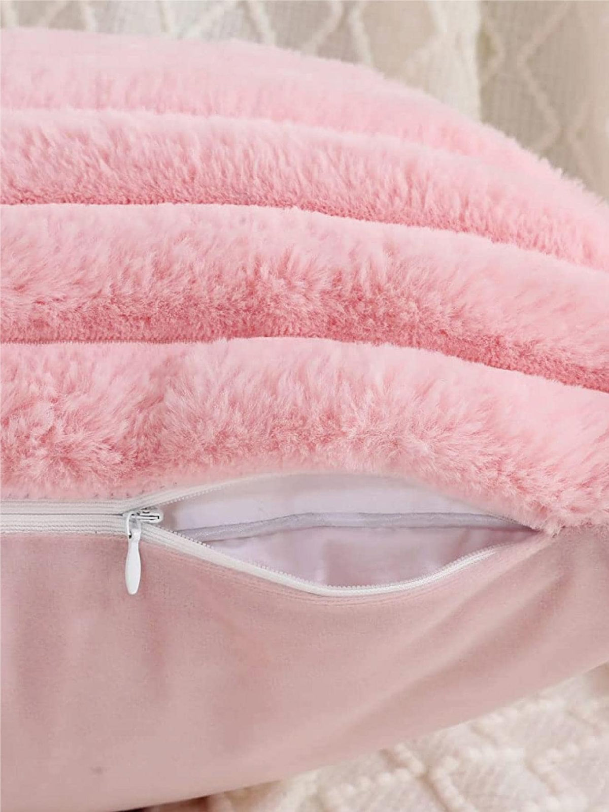 1pc Solid Color Velvet Pillow Cover (Pillow Insert Not Included), Modern Flannel Decorative Throw Pillow Case, Home Decor