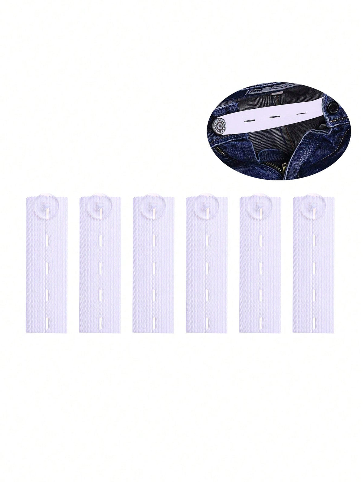2/3/4/5pcs Elastic Waist Extender,Waistband Extender Buckle, Elastic Adjustable Pants Extension,Pants Button Extension Belt, Maternity Pants Stretch Button, Adjustable Button Extension Buckle, Suitabl