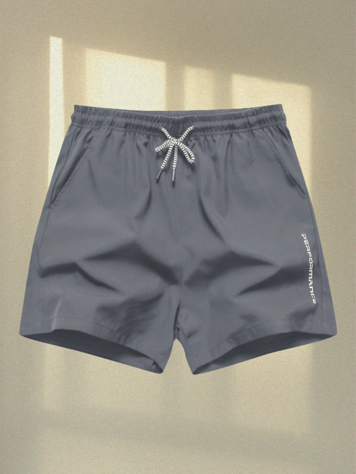 2pcs Men's Sports Shorts With Drawstring Waist And Side Pockets, Suitable For Running, Basketball, Fitness And Other Sports, Athleisure