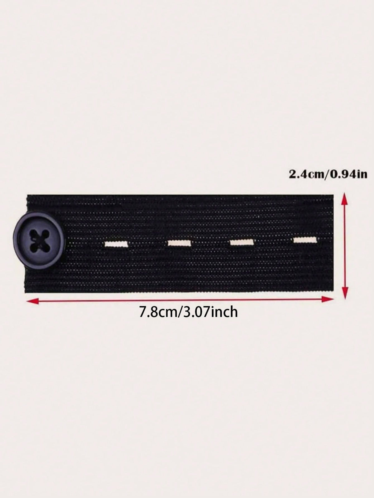 2pcs Waistband Extender Buckle, Elastic Adjustable Pants Extension, Maternity Pants Stretch Button