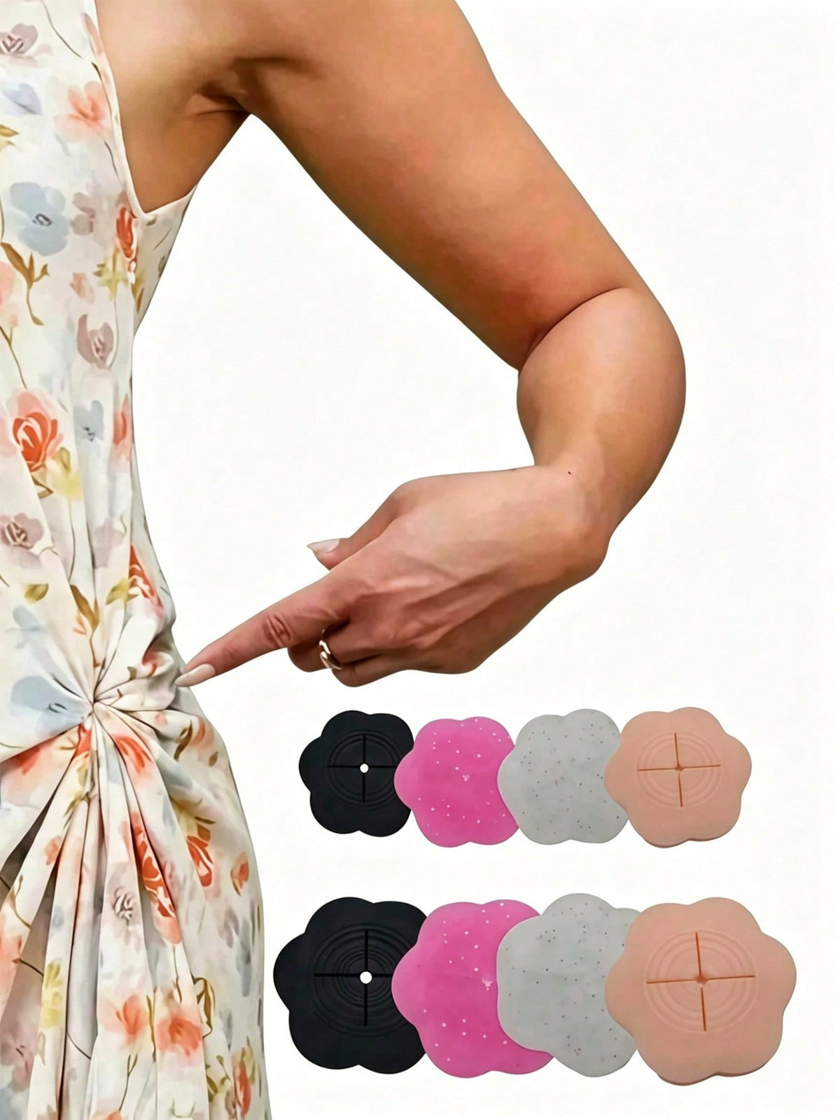 2pcs Women's Multi-Functional Clothing Buttons, Waistline Fastener Accessories For Short Sleeve Or Skirt Clothing