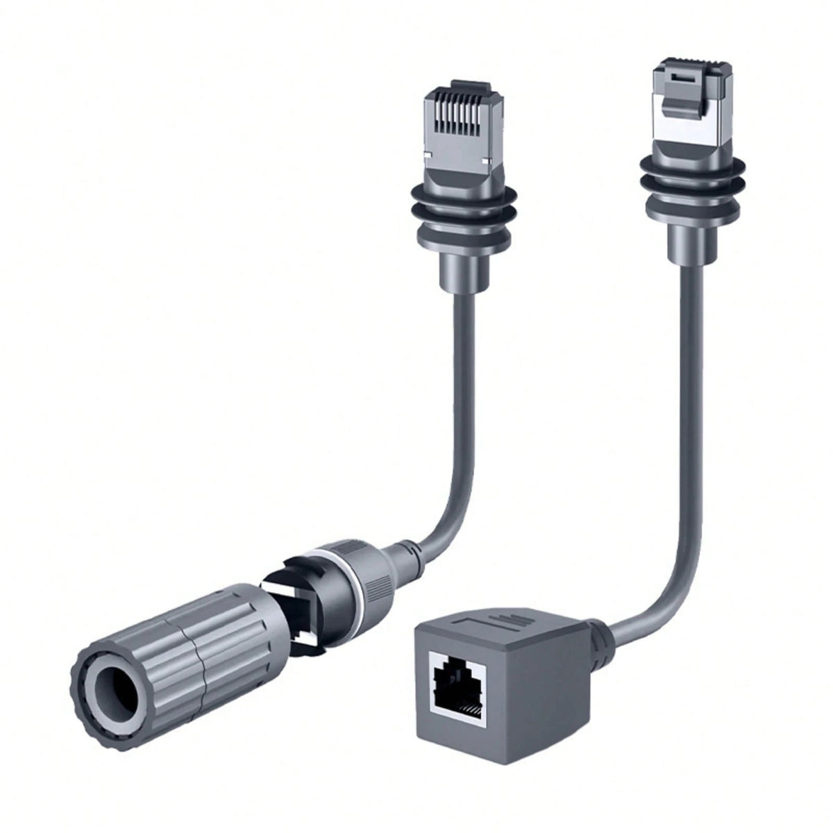 2x Ethernet Cable Adapter (Dish+Router) For Starlink Gen3 Satellite SPX To RJ45