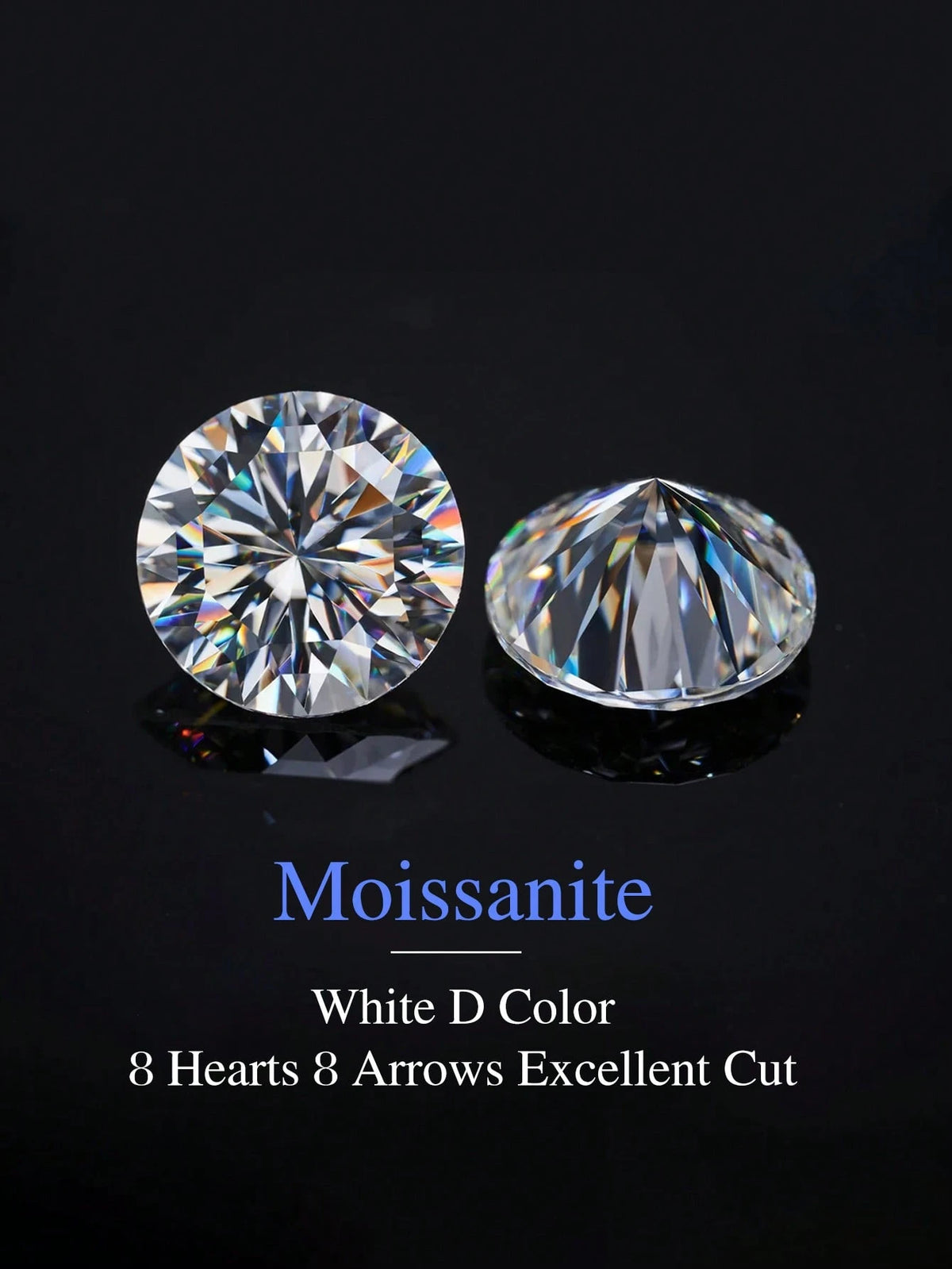 3pcs 2.0 Carat Crown Moissanite Diamond Style 925 Sterling Silver Elegant Luxury Engagement Wedding Ring Set, Best Friend Birthday Anniversary Memorial Gift, Bridal Wedding Jewelry Accessories