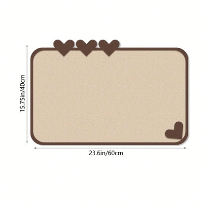 40x60cm Self-Adhesive Heart-Shaped Bulletin Board, Photo Wall Decor Background, Room Decor Memo Board, Suitable For Wall Decor, Office Memo, Desk Insulation, Birthday Home Decor, Back To School Room D