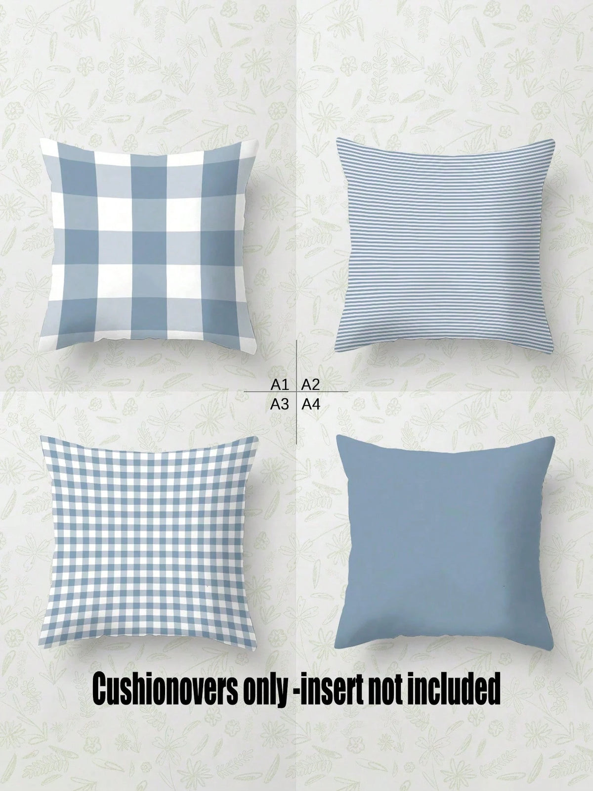 4pcs, Light Blue Striped Pillow Covers, Best-Selling, Home Decorative Pillow Covers, Sofa Living Room Bedroom Pillow Covers, No Pillow Insert