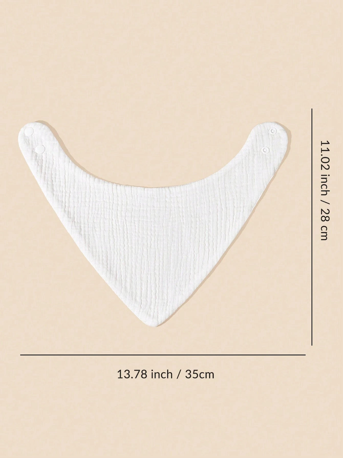 4pcs/Set Baby Bibs, 100% Pure Cotton, Soft & Breathable, Suitable For Newborns, Solid Color, Unisex