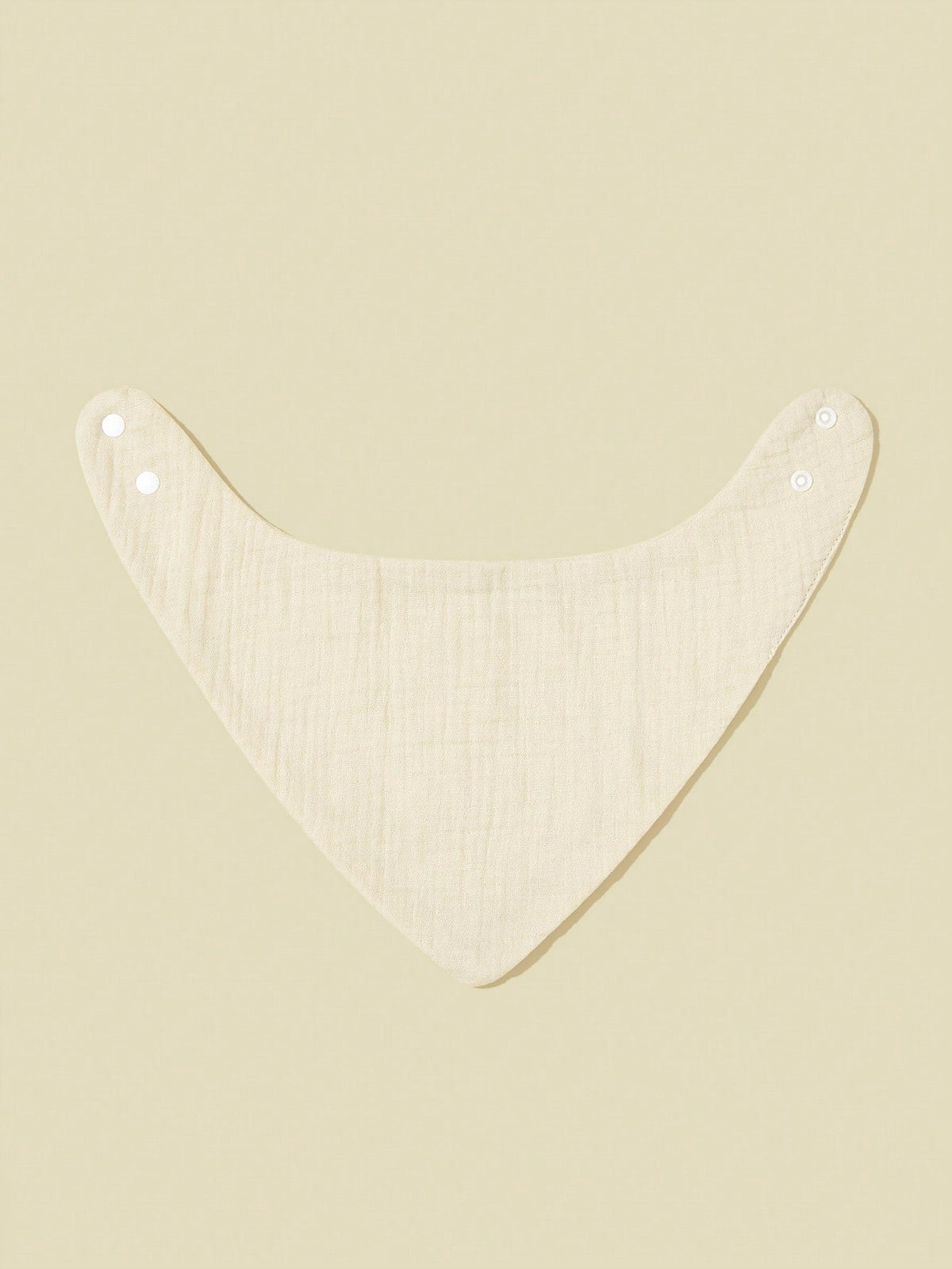 4pcs/Set Baby Bibs, 100% Pure Cotton, Soft & Breathable, Suitable For Newborns, Solid Color, Unisex