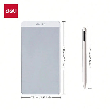 5.5 Inch Reusable Portable Writing Tablet, Creative Drawing Board With Erasable Pen, Suitable For Office, Home And School
