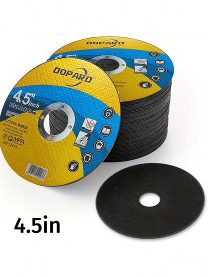 5pcs 4.5 Inch Metal Cutting Discs- Double Layer Mesh Resin Abrasive Wheel, 1.2mm Thick, Stainless Steel Cutting Blade, Improve Cutting Efficiency