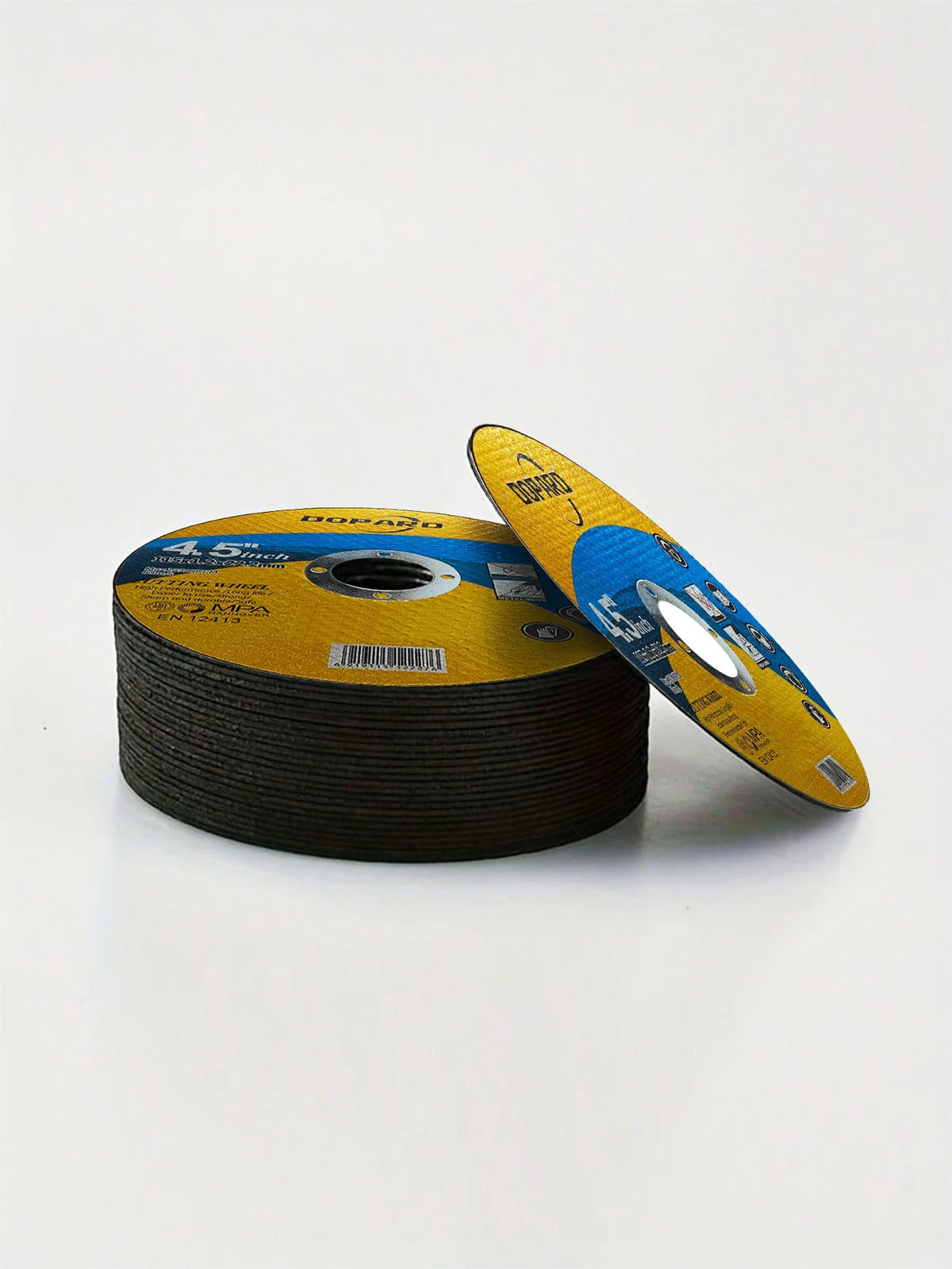 5pcs 4.5 Inch Metal Cutting Discs- Double Layer Mesh Resin Abrasive Wheel, 1.2mm Thick, Stainless Steel Cutting Blade, Improve Cutting Efficiency