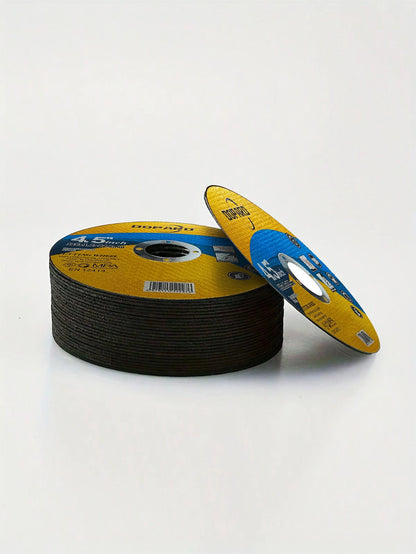 5pcs 4.5 Inch Metal Cutting Discs- Double Layer Mesh Resin Abrasive Wheel, 1.2mm Thick, Stainless Steel Cutting Blade, Improve Cutting Efficiency