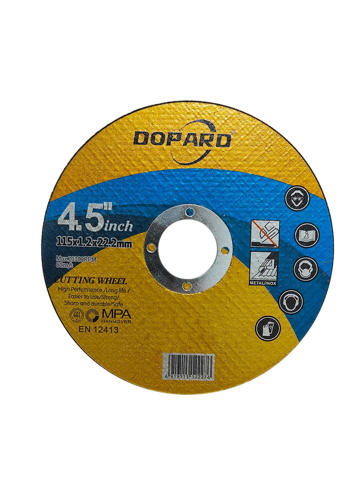 5pcs 4.5 Inch Metal Cutting Discs- Double Layer Mesh Resin Abrasive Wheel, 1.2mm Thick, Stainless Steel Cutting Blade, Improve Cutting Efficiency