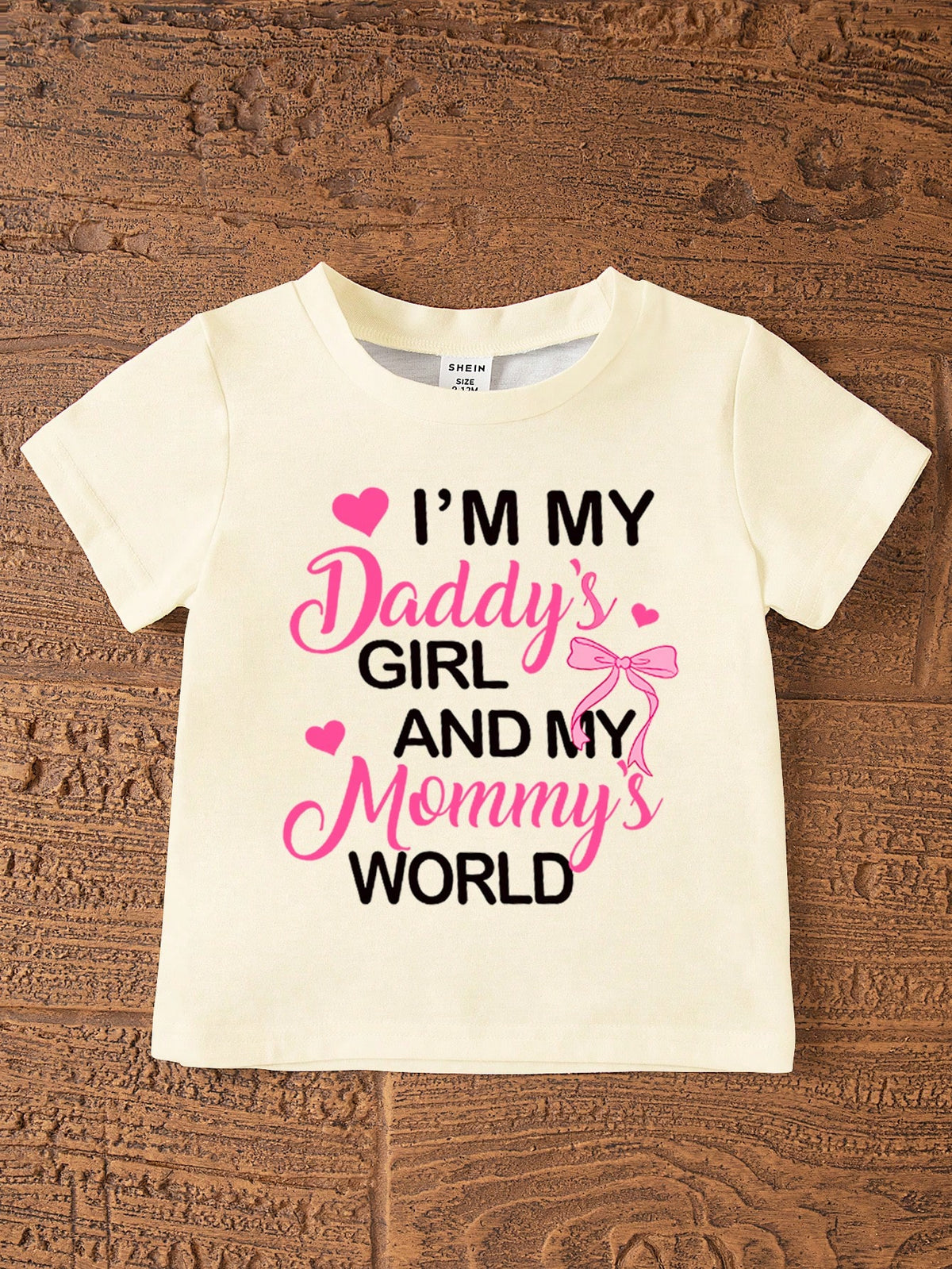 6pcs Baby Girl Sweet Cute Smiling Face, Letter, Dopamine Print Tie-Dye Color Casual Summer Outfit Set
