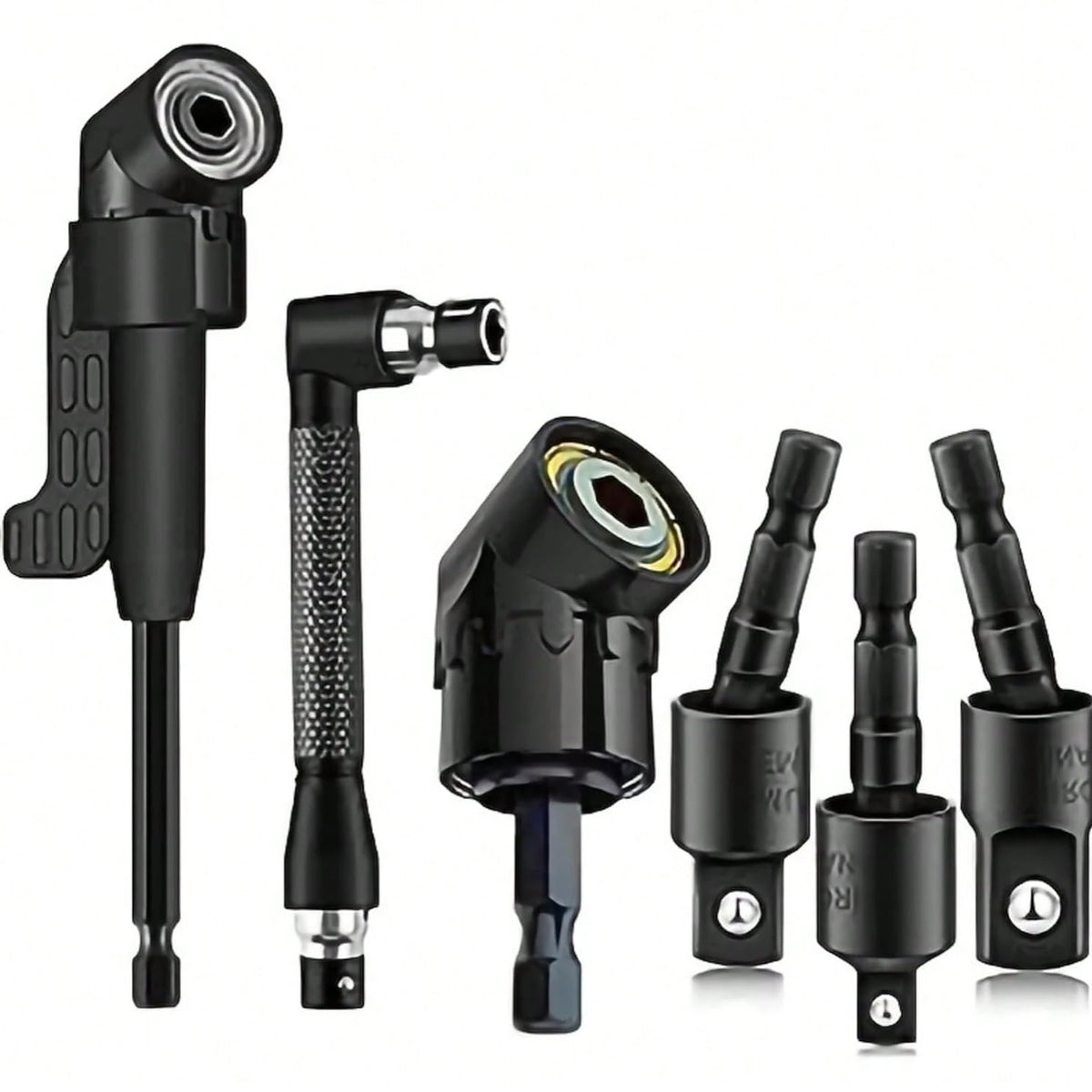 6pcs Flexible Shaft Drill Bit Extension- Seamless Electric Drill Connecting Rod, Multifunctional Hex Screwdriver Adapter, Durable Flexible Shaft Drive Rod, Electric Tool Accessory To Extend Work Reac