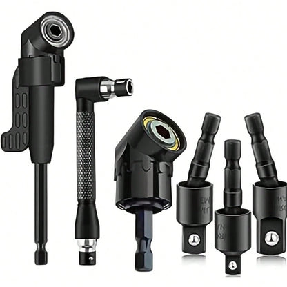 6pcs Flexible Shaft Drill Bit Extension- Seamless Electric Drill Connecting Rod, Multifunctional Hex Screwdriver Adapter, Durable Flexible Shaft Drive Rod, Electric Tool Accessory To Extend Work Reac