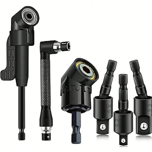 6pcs Flexible Shaft Drill Bit Extension- Seamless Electric Drill Connecting Rod, Multifunctional Hex Screwdriver Adapter, Durable Flexible Shaft Drive Rod, Electric Tool Accessory To Extend Work Reac