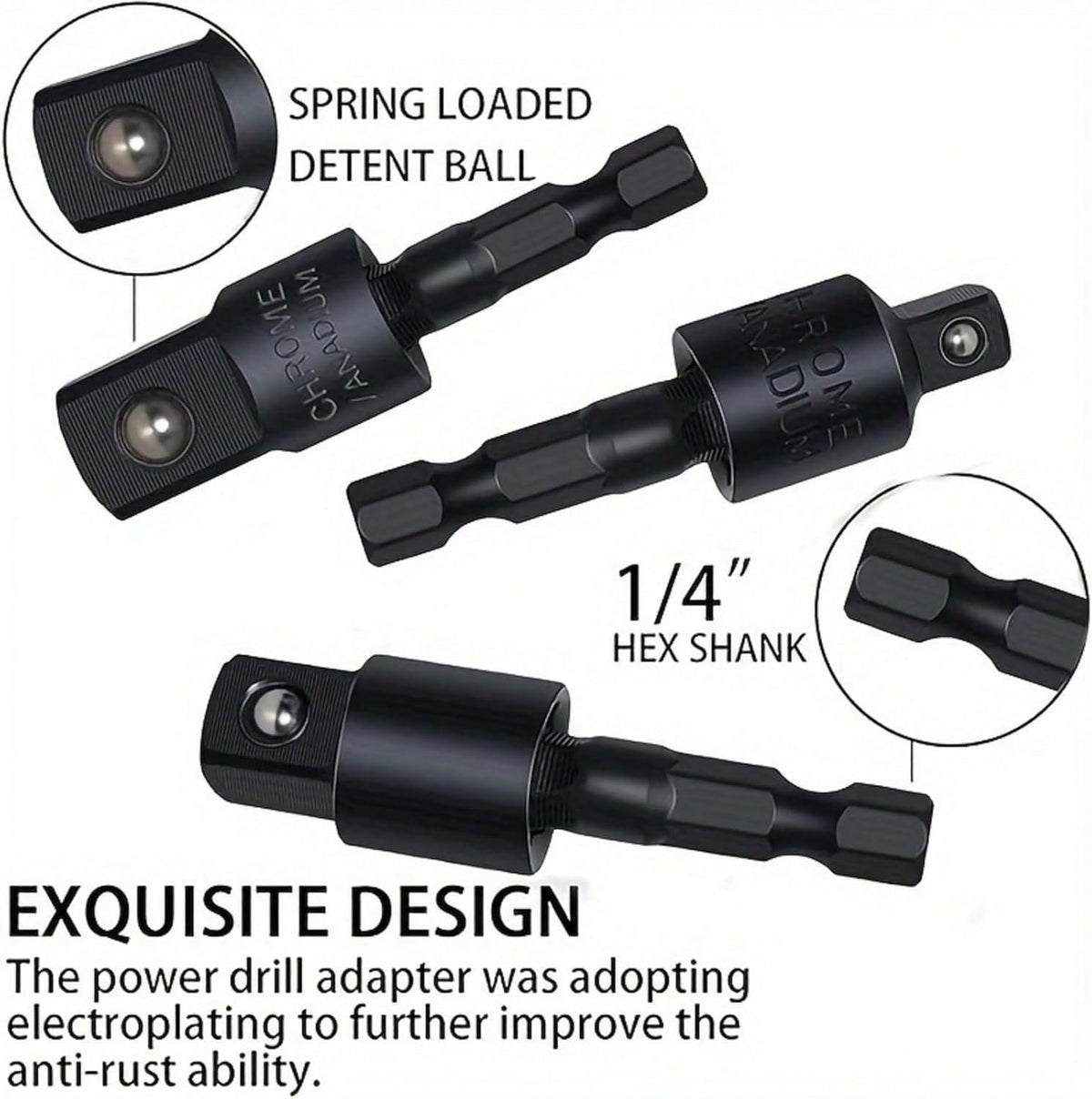 6pcs Flexible Shaft Drill Bit Extension- Seamless Electric Drill Connecting Rod, Multifunctional Hex Screwdriver Adapter, Durable Flexible Shaft Drive Rod, Electric Tool Accessory To Extend Work Reac