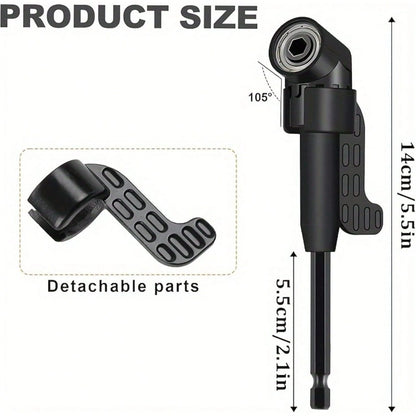 6pcs Flexible Shaft Drill Bit Extension- Seamless Electric Drill Connecting Rod, Multifunctional Hex Screwdriver Adapter, Durable Flexible Shaft Drive Rod, Electric Tool Accessory To Extend Work Reac