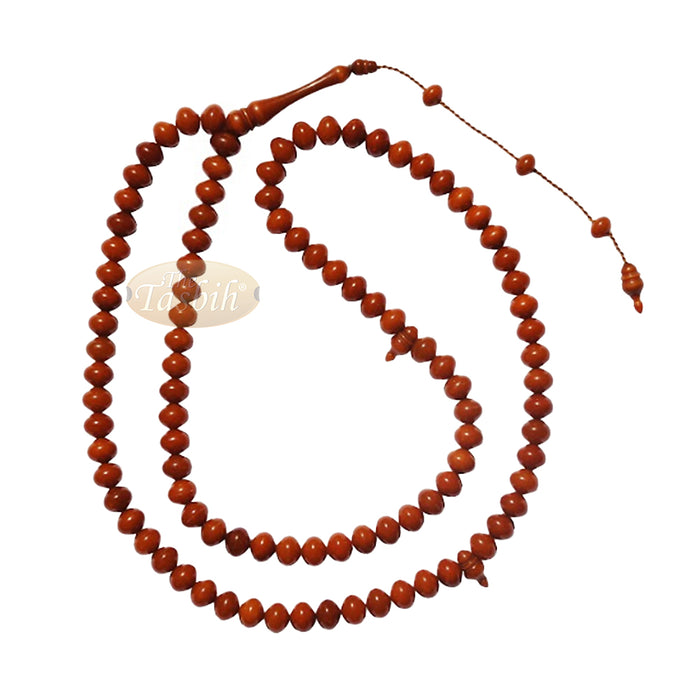 8x10 mm Caramel Color Monomer Misbaha Prayer Beads Islamic Rosary