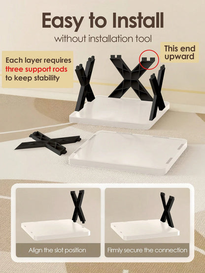 9-Layer Narrow Entrance Shoe Rack Plastic Vertical Shoe Storage Box, Space Saving, Independent Shoe Storage Rack, Easy To Install, Corridor Storage Rack For Shoes, Clothes, Hats, Bags, Books, Home Ac