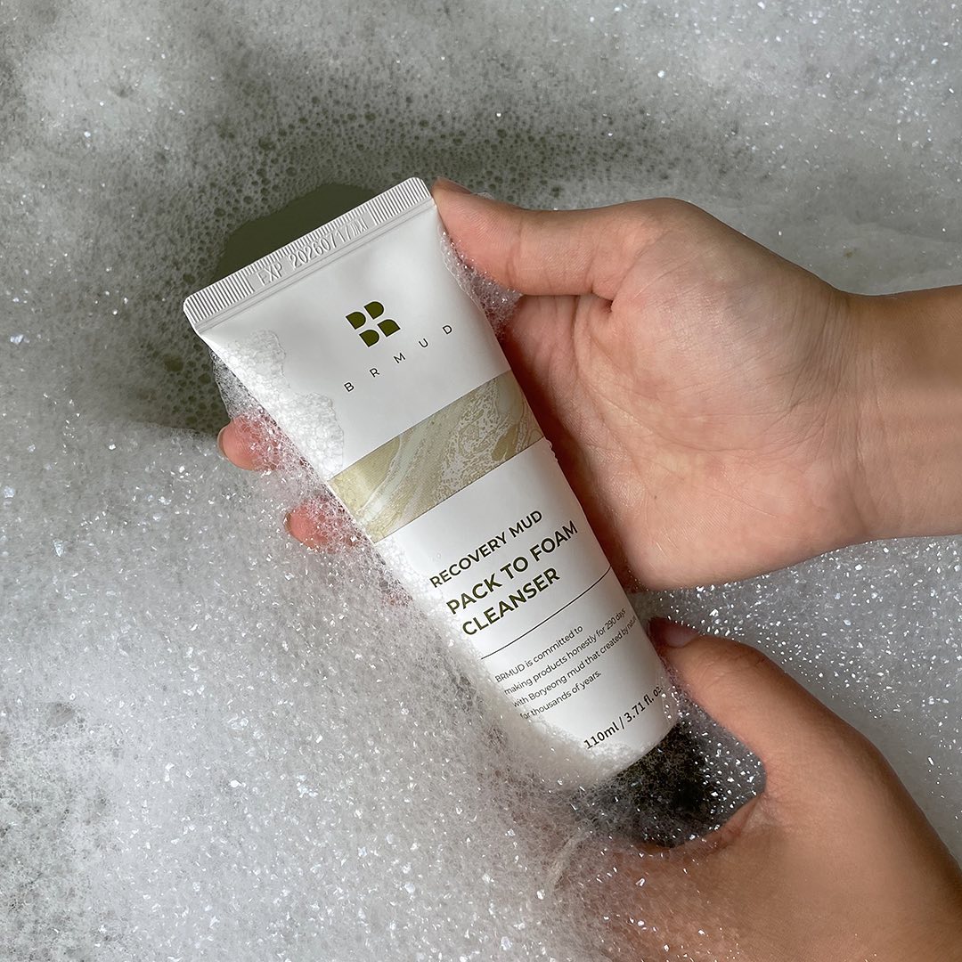 BRMUD Recovery Mud Pack To Foam Cleanser