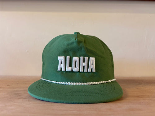Greenroom x Koji Toyoda Modern Surf Aloha Green Hat
