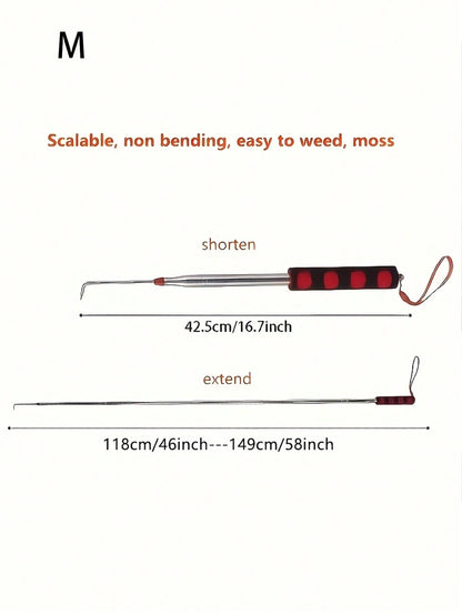 A Versatile, Space-Saving Gardening Tool That Allows You To Clean Crevices On The Ground Without Bending Over, Easily Removing Moss And Weeds Between Stones And Bricks