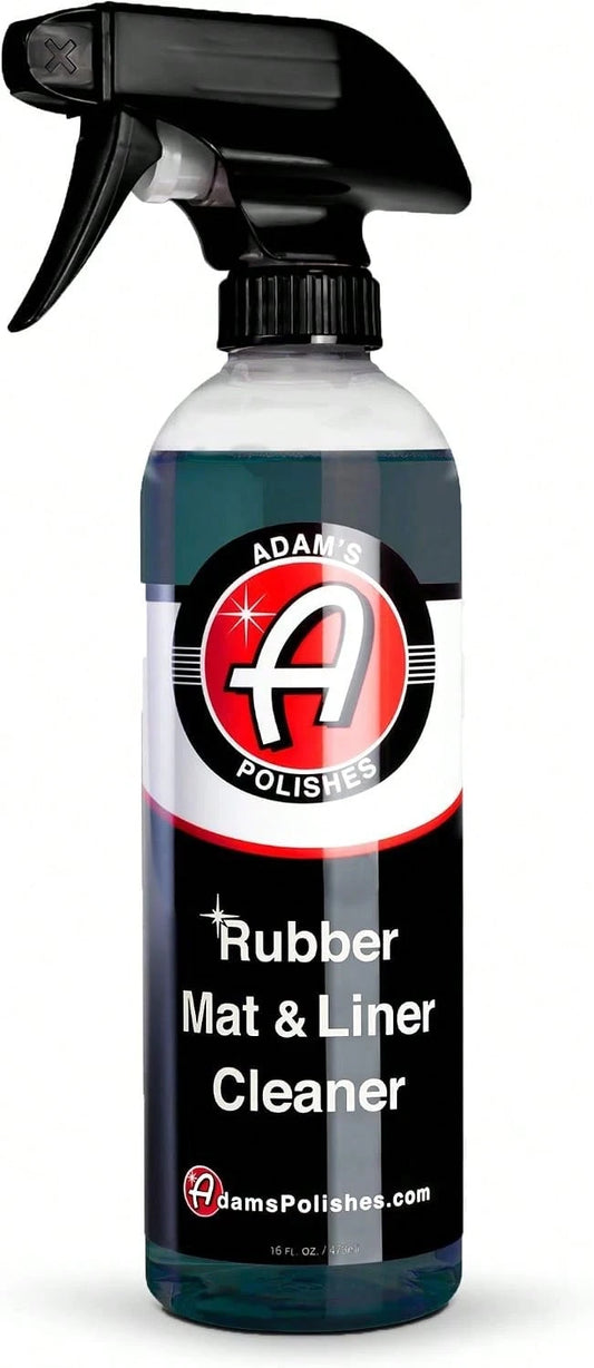 Adam'S Rubber Mat &Amp; Liner Cleaner 16oz- Floor Mat Cleaner Restores Rubber, Plastic &Amp; Vinyl Mats For Car Detailing, Works On Truck Bed Cargo Liners, Trunk Mat Accessories &Amp; More