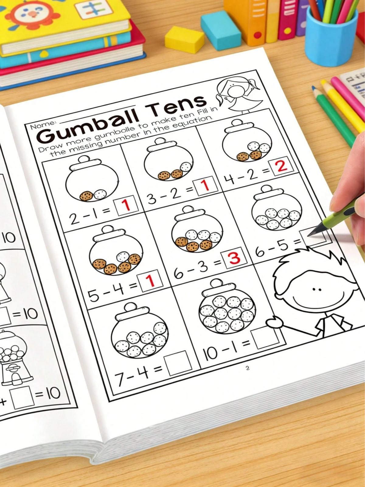 Addition And Subtraction Within 10 And 20, Number Lines, Word Puzzles, Decomposition And Combination, Mental Arithmetic Cards, Vertical And Horizontal Layouts, Daily Arithmetic Training, Students, Sch