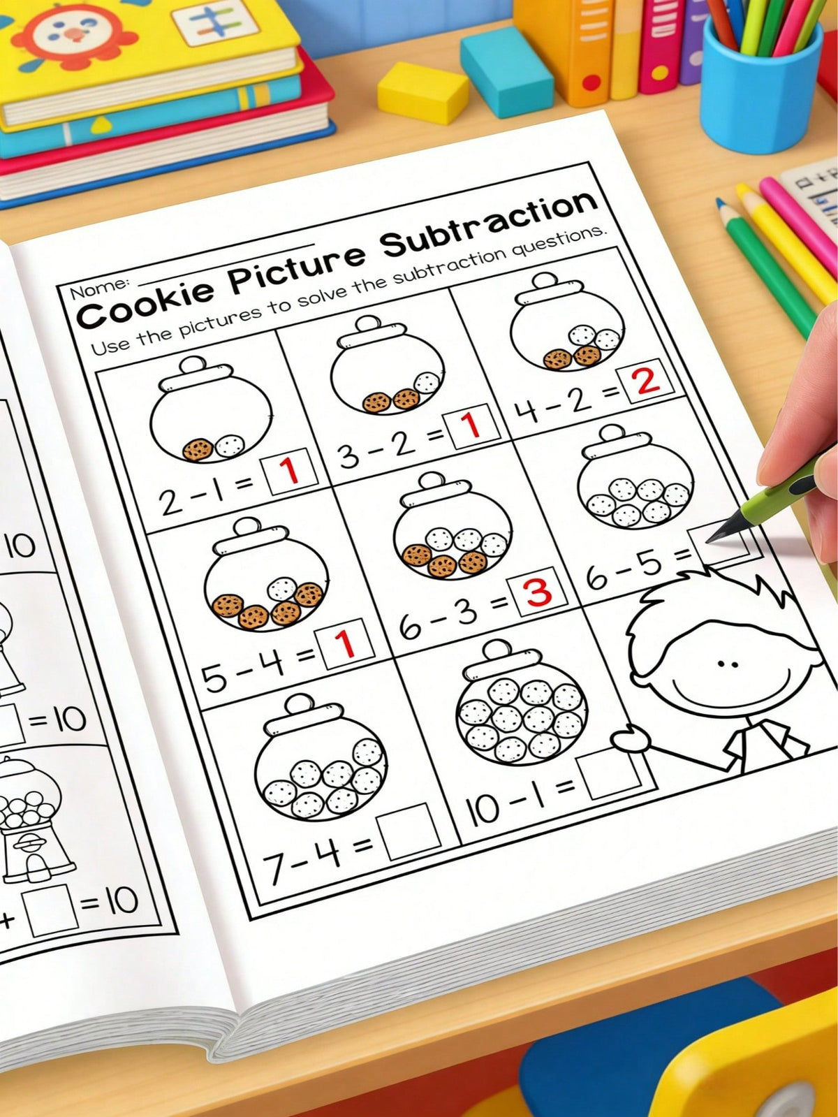 Addition And Subtraction Within 10 And 20, Number Lines, Word Puzzles, Decomposition And Combination, Mental Arithmetic Cards, Vertical And Horizontal Layouts, Daily Arithmetic Training, Students, Sch