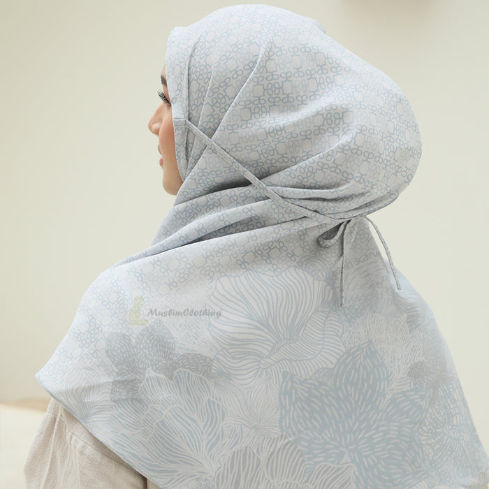 Aisyah Scarves® Bergo Poppy Light Blue