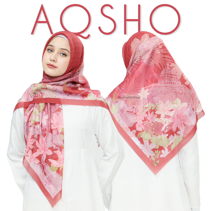 Aisyah Scarves® Scarlet Aqsho Series Scarf Hijab